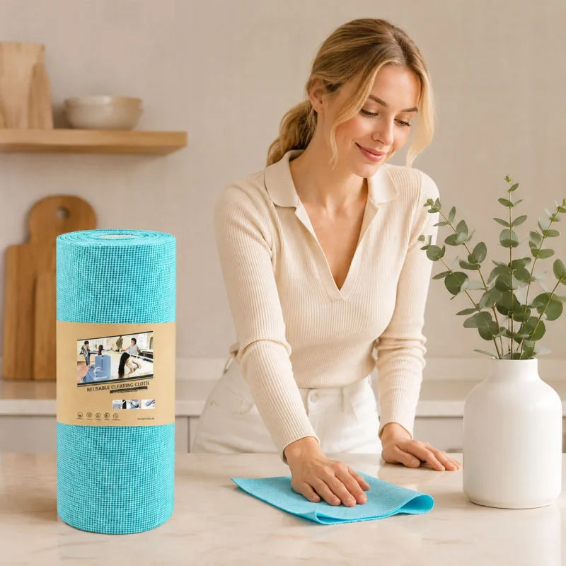 Reusable microfibre cleaning cloths-20 pcs